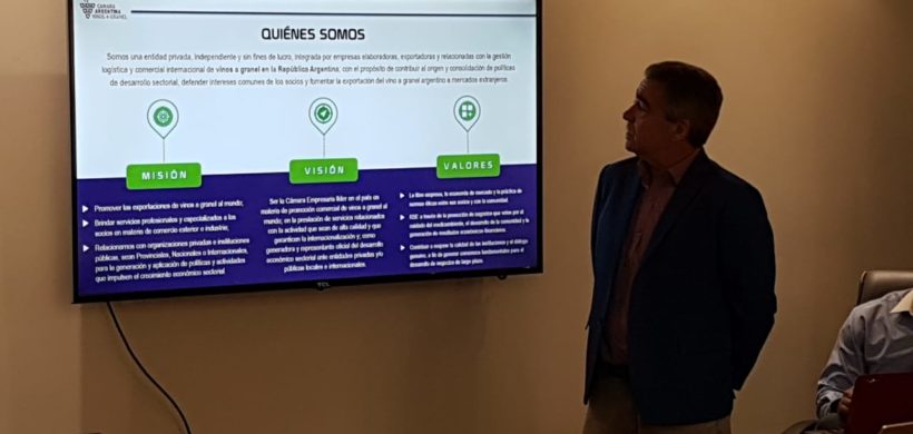 José Bartolucci: «Argentina será un proveedor estable de vinos a granel»