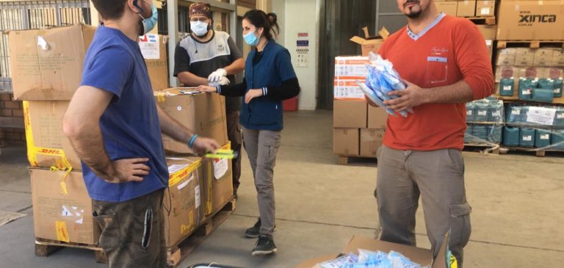 La provincia hermana de Guangdong donó 60 mil barbijos a Mendoza