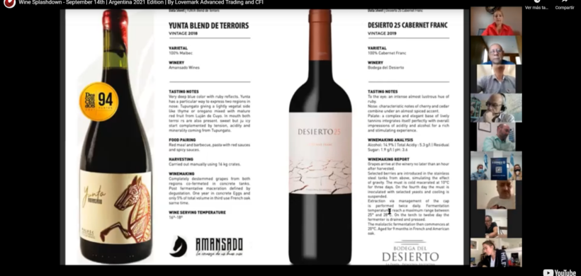 Exitosa misión comercial virtual de vinos en Estados Unidos