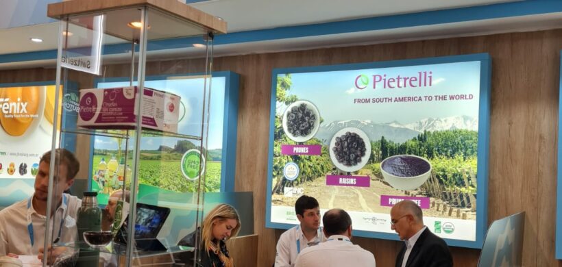 Pymes de Mendoza hacen presencia en Europa para mantener el mercado de alimentos